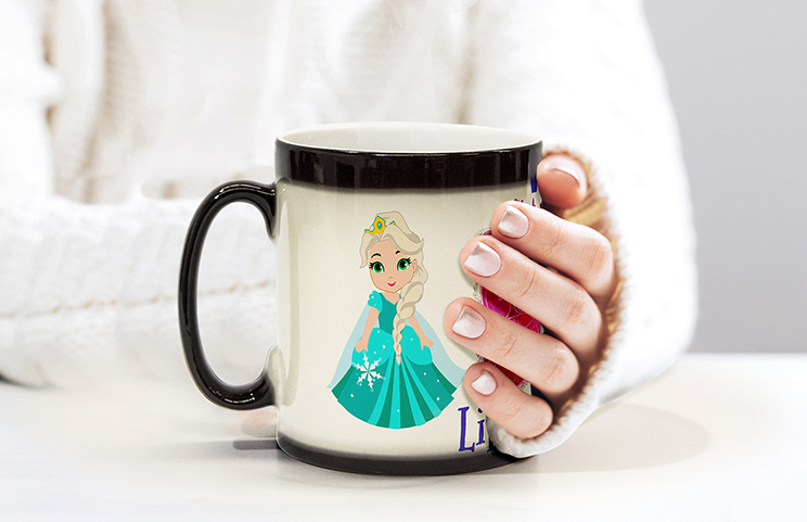 Tasse magique princesse