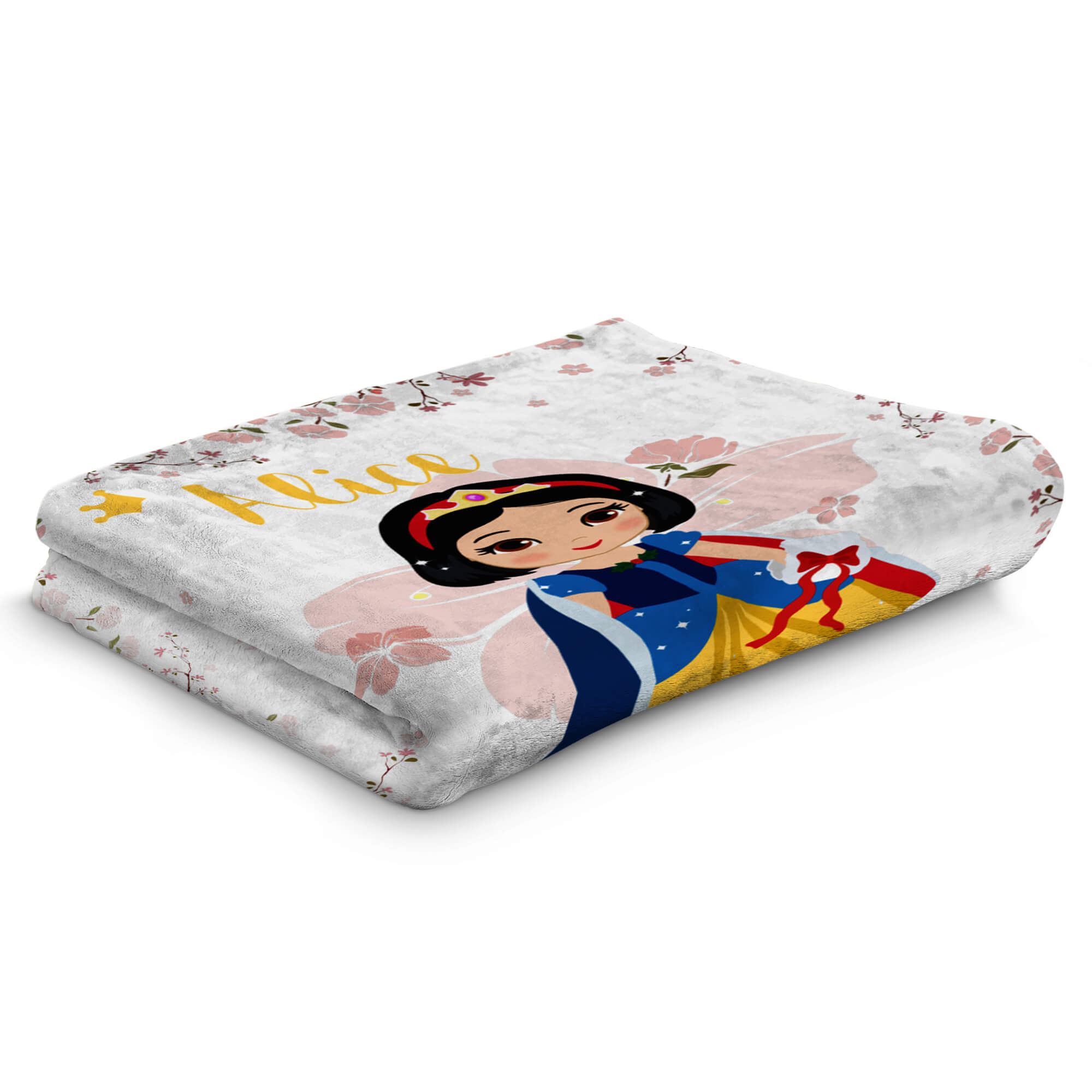Couverture princesse personnalisée