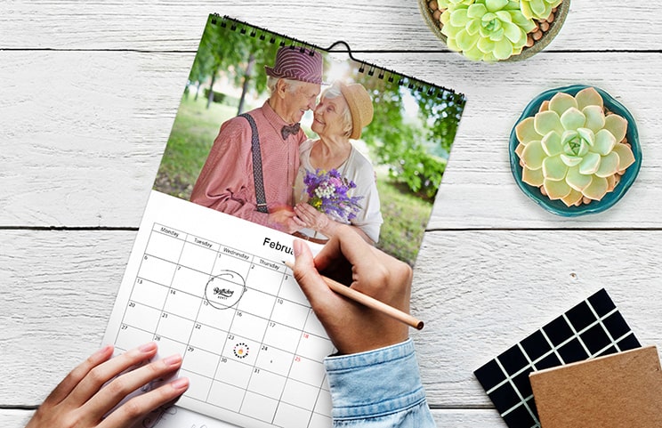 Calendrier photo mural | Printerpix